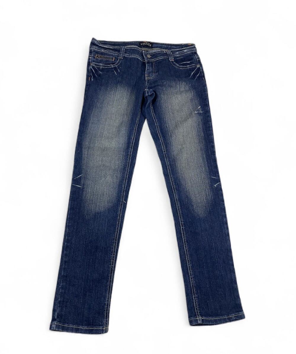 Toxic Y2K Jeans Distressed Vintage Women's/Jr 9 Low Rise Skinny Stretch (32x30)